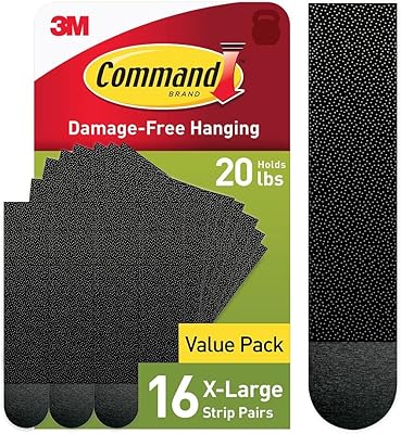 Bandes de suspension command 17217blk-16na, x-large, noires