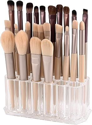 Organisateur de porte-pinceaux de maquillage, boîte de rangement pour crayons à lèvres