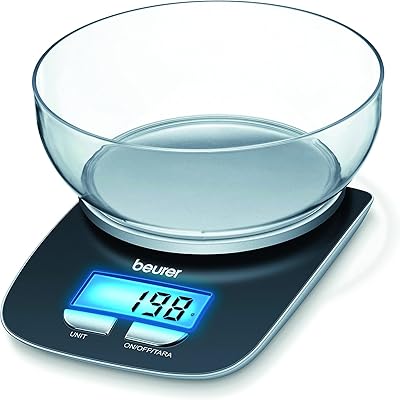 Balance de cuisine numérique beurer ks25 | avec bol de 1,2 l | fonction tare | réglable entre kg, g, lb, oz | capacité de pesée de 3 kg. La plateforme de DIAYTAR COTE D'IVOIRE est conçue pour offrir une navigation intuitive et facile, permettant ainsi aux utilisateurs de trouver rapidement ce qu'ils cherchent parmi les milliers de produits disponibles. Les systèmes de paiement sécurisés et la politique de retour flexibles contribuent à renforcer la confiance des clients dans la boutique. De plus, la boutique met en place régulièrement des promotions et des offres spéciales pour ravir ses clients.