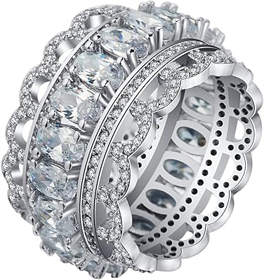 Bague de fiançailles pour femme sertie de zircons cubiques au design large et irrégulier de marquise en couleur argent nr309. DIAYTAR COTE D'IVOIRE met à disposition de ses clients une énorme sélection de produits, ce qui en fait la destination idéale pour tout type d'achat en ligne en Cote d'Ivoire. Avec plus de 300000 références, les possibilities de choix sont quasi infinies. La plateforme est conçue pour offrir la meilleure expérience de navigation.