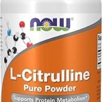 Now supplements poudre de l-citrulline pure soutient le métabolisme des protéines*