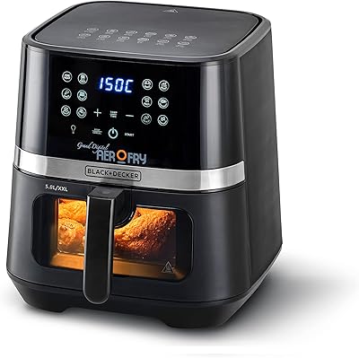 Friteuse à air numérique multifonction 12 en 1 black & decker