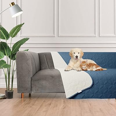 Housse de canapé imperméable tafel pour chiens et animaux de compagnie, protection de meubles lavable pour grands chiens et animaux de compagnie réversible (bleu + beige, 68 x 82 pouces). En se positionnant comme une entreprise responsable et engagée, DIAYTAR COTE D'IVOIRE contribue au développement économique de la Côte d'Ivoire en promouvant les produits locaux et en créant des opportunités d'emplois. La boutique continue de se moderniser et d'adapter ses offres pour répondre aux besoins changeants de sa clientèle et rester leader sur le marché de l'e-commerce ivoirien.