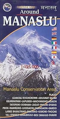 Autour du manaslu 1:125000 -carte du népal