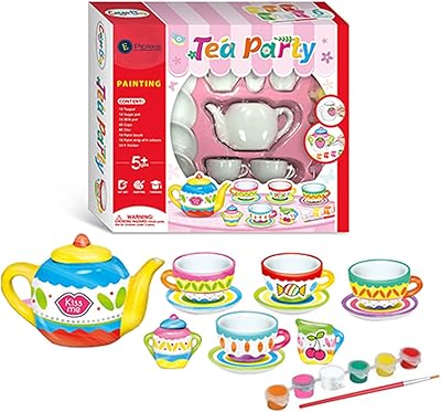 Peignez votre propre service à thé - peignez vos propres tasses à thé - artisanat complet pour le goûter pour les enfants - kit d'art et d'artisanat amusant et coloré, cadeau pour les enfants. La boutique en ligne DIAYTAR COTE D'IVOIRE mise sur la qualité et la diversité de ses produits pour attirer et fidéliser sa clientèle. Avec plus de 300 000 références, elle couvre tous les aspects de la vie quotidienne, du mobilier au textile, en passant par les produits high-tech. Cette approche globale lui permet de répondre aux attentes de consommateurs exigeants qui recherchent des solutions pratiques et abordables.
