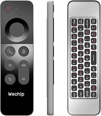 Eacam w3 2.4g clavier de commande vocale sans fil air mouse télécommande d'apprentissage