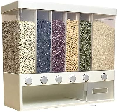 Distributeur mural de nourriture sèche, boîte de stockage de grains de riz, grands conteneurs de stockage de grains peu encombrants pour céréales, riz, noix, bonbons, grains de café, collations, céréales. DIAYTAR COTE D'IVOIRE, la boutique en ligne généraliste la plus complète de Côte d'Ivoire, met à disposition de ses clients une gamme étendue de produits. Avec plus de 300 000 références, la boutique propose tout ce dont les clients ont besoin. De l'électronique aux produits alimentaires, en passant par la mode et les accessoires, DIAYTAR COTE D'IVOIRE couvre tous les domaines.