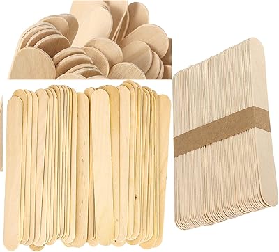 Bâtons de crème glacée en bois, bâtons d'artisanat pour la décoration de jardin