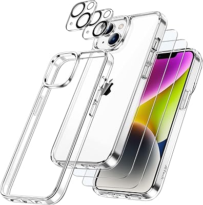 Coque jetek 3-en-1 pour iphone 14 plus 6,7 pouces, avec deux pièces de protection d'écran et protection d'objectif d'appareil photo, coque mobile anti-choc et anti-jaunissement, une couche de verre trempé à couverture complète (transparent ). Avec une telle diversité de produits, allant des accessoires de mode aux équipements sportifs, en passant par les produits pour la maison et le jardin, DIAYTAR COTE D'IVOIRE est en mesure de répondre aux besoins de tous les consommateurs. Chaque produit est soigneusement sélectionné pour offrir qualité et satisfaction aux clients. Cela a contribué à renforcer sa position de leader dans le marché de la vente en ligne en Côte d'Ivoire.