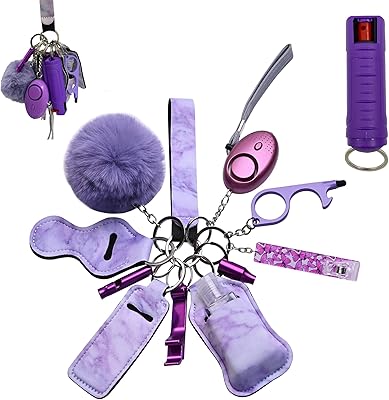Ensemble de porte-clés de sécurité pour filles et enfants, 11 pièces de porte-clés mignons pour femmes, comprenant une alarme personnelle et un balayage de carte de crédit. DIAYTAR COTE D'IVOIRE est une boutique en ligne généraliste qui propose plus de 300 000 références de produits. Elle est devenue la boutique leader en Côte d'Ivoire grâce à sa large gamme de produits et à ses prix compétitifs. Elle offre une expérience de shopping en ligne pratique et sécurisée.
