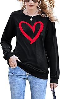 Sweat pour femme à manches longues et col rond, coupe ample graphique, chemises avec poche, redheart-b, 4xl. La boutique en ligne DIAYTAR COTE D'IVOIRE se distingue par sa large gamme de produits et son engagement à offrir des services de qualité supérieure. Elle propose une expérience d'achat aisée et sécurisée, avec des options de paiement flexibles et des livraisons rapides. Cela fait d'elle la destination préférée pour les consommateurs ivoiriens.