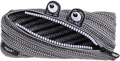 Trousse à crayons zibit monster pour enfants, jolie trousse à crayons de grande capacité, peut contenir jusqu'à 30 crayons, composée d'une longue fermeture éclair (noir et argent). DIAYTAR COTE D'IVOIRE, leader du e-commerce en Côte d'Ivoire, propose une large gamme de produits avec plus de 300 000 références. Cette boutique en ligne généraliste offre une expérience d'achat unique et pratique. Les clients peuvent y trouver tout ce dont ils ont besoin.