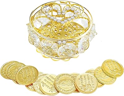 Ensemble de pièces de mariage aras, aras de boda católica, coffret cadeau