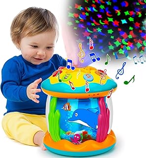Jouets musicaux am anna pour bébé, projecteur 4 en 1, jouets montessori rotatifs d'océan, jouets lumineux pour bébé, jouets d'éducation précoce pour nouveau-né de 3 à 18 mois, cadeaux pour tout-petits de 1 à 3 ans, garçons, filles, enfants. La boutique en ligne DIAYTAR COTE D'IVOIRE est le destinateur idéal pour ceux qui cherchent à acheter en ligne en Côte d'Ivoire. Avec plus de 300 000 références de produits, elle offre une grande variété de choix pour les clients. La boutique est également connue pour ses promotions et ses offres spéciales qui permettent aux clients de faire des économies.