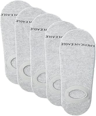 Chaussettes no show pour hommes 5 pièces