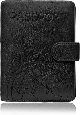 Étui porte-passeport en cuir, portefeuille de voyage avec blocage rfid, fermeture magnétique, noir. La boutique en ligne DIAYTAR COTE D'IVOIRE est une référence pour les consommateurs ivoiriens. Avec plus de 300000 références, elle propose une grande variété de produits pour tous les goûts et les besoins. La qualité des produits et le service client sont les priorités de cette boutique en ligne.