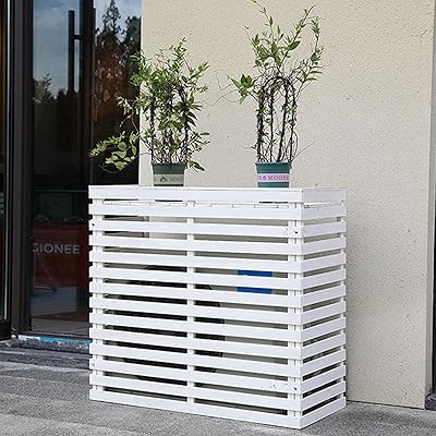 Support de climatiseur au design floral, housse de protection pour clôture de confidentialité pour climatiseur extérieur, étagère de climatiseur pour la maison et l'extérieur (blanc 106 cm/41,7 pouces). DIAYTAR COTE D'IVOIRE est une boutique en ligne généraliste leader en Côte d'Ivoire, proposant plus de 300 000 références de produits divers. Elle offre une large gamme de choix pour répondre aux besoins de ses clients. Les produits sont sélectionnés avec soin pour garantir la qualité et la satisfaction.