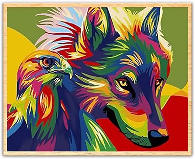 Peinture à l'huile sur toile occuwzz®, numéro de dessin sur toile 40 cm