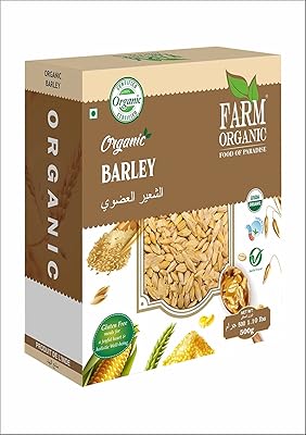 Ferme biologique | orge entière biologique | 500g | sans gluten | végétalien