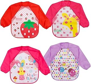 Bavoirs alykdon avec manches, 4 pièces de bavoirs pour bébé à manches longues imperméables en eva, bavoirs d'alimentation unisexes, bavoirs mignons et ravissants pour les nourrissons et les tout-petits de 6 mois à 3 ans, multicolores, taille unique. DIAYTAR COTE D'IVOIRE est la boutique en ligne idéale pour les clients qui cherchent des produits variés et une expérience d'achat en ligne fluide. La boutique propose des produits de qualité et des prix abordables pour les clients. Elle offre également un service de livraison rapide et fiable pour améliorer l'expérience d'achat en ligne des clients.