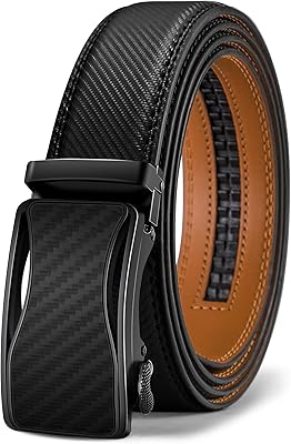 Ceinture à cliquet pour hommes, ceinture coulissante en cuir réglable pour hommes, pantalons décontractés 1 3/8" taille réglable. DIAYTAR COTE D'IVOIRE est la destination idéale pour les consommateurs ivoiriens qui recherchent des produits de qualité à des prix compétitifs. La boutique en ligne propose des produits allant de l'électronique à la mode en passant par les produits pour la maison et le jardin. Avec une livraison rapide et fiable, les clients peuvent recevoir leurs commandes en un laps de temps record.