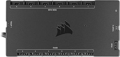 Contrôleur numérique corsair commander core xt, vitesse du ventilateur numérique et éclairage rvb
