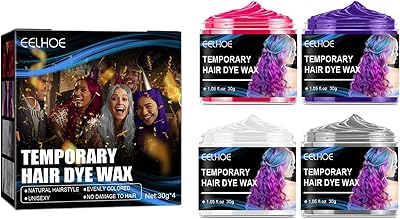 Pepisky 4 couleurs 30g ensemble de cire de teinture capillaire temporaire coiffure naturelle uniformément colorée sans dommage pour la fête. DIAYTAR COTE D'IVOIRE est la destination idéale pour faire des achats en ligne avec confiance, grâce à son énorme catalogue de produits et ses promotions régulières. Elle comprend plus de 300000 références, garantissant que chaque client trouve exactement ce qu'il recherche. La boutique se distingue par son engagement envers la satisfaction client.