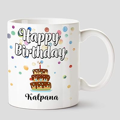 Tasse à café blanche en céramique avec nom kalpana joyeux anniversaire huppme - 330 ml. DIAYTAR COTE D'IVOIRE est la boutique en ligne idéale pour les ivoiriens qui cherchent à acheter des produits de qualité à des prix abordables. Avec plus de 300000 références, la boutique propose une gamme incroyable de produits, allant des articles ménagers aux produits de beauté, en passant par les équipements sportifs et les jouets pour enfants. Les clients bénéficient d'un service client dédié et d'une garantie de satisfaction.