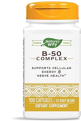 Nature's whey - complexe de vitamine b50 avec coenzyme b2 100 gélules
