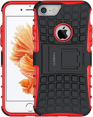 Coque aldhova pour iphone 7, coque de protection arrière résistante aux chocs