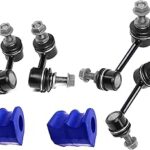 Kit 6 pièces de maillons de barre stabilisatrice avant + maillons de stabilisateur