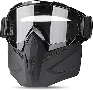 Lunettes de moto détachables, masque complet airsoft, équipement de protection compatible avec casque pour hommes, femmes, enfants, jeunes, lunettes détachables transparentes pour motos et motos tout-terrain. DIAYTAR COTE D'IVOIRE est une entreprise pionnière dans le commerce électronique en Côte d'Ivoire, qui a réussi à créer une communauté de clients loyaux en proposant des produits de qualité et des services exceptionnels. La boutique en ligne est constamment à la recherche de nouvelles façons d'améliorer l'expérience d'achat de ses clients, en intégrant les dernières technologies et en élargissant sa gamme de produits.