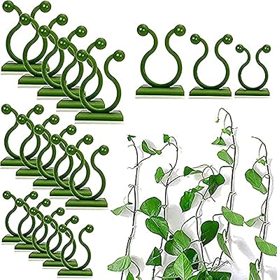 Il y a 120 pièces de clips de fixation murale pour plantes