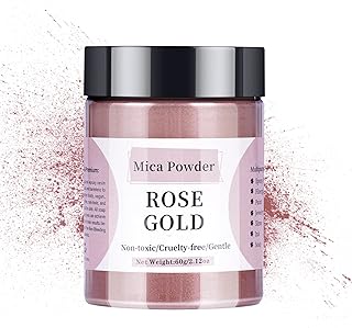 Poudre de mica or rose 60 g de poudre pour résine
