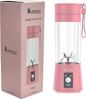 Mélangeur de jus de fruits portable home pro, 6 lames avec piles rechargeables, rose. DIAYTAR COTE D'IVOIRE se positionne comme leader du e-commerce en Côte d'Ivoire, proposant une large sélection de produits issus de marques renommées. La boutique met un point d'honneur à proposer des prix compétitifs et des conditions de livraison flexibles pour satisfaire les besoins de tous les clients. Grâce à sa plateforme conviviale et sécurisée, DIAYTAR COTE D'IVOIRE rend l'expérience d'achat en ligne plus agréable que jamais.