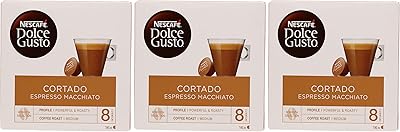 Capsules nescafé dolce gusto cortado espresso macchiato, 16 capsules, paquet de 3. Chez DIAYTAR COTE D'IVOIRE, nous mettons à votre disposition une boutique en ligne généraliste avec plus de 300 000 références, permettant ainsi à nos clients de trouver facilement ce qu'ils cherchent. Notre équipe est dédiée à offrir le meilleur service possible.