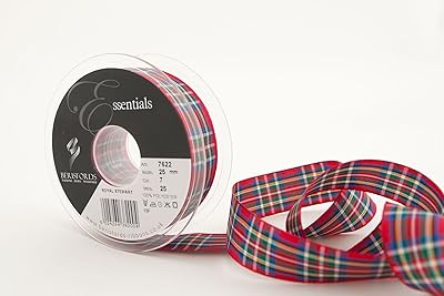 Royal stuart 7622 25 07 rouleau de ruban tartan beresfords 25 mm x