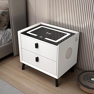 Table de chevet intelligente avec base de chargement sans fil, table de nuit moderne avec lumière led réglable, table d'appoint avec ports usb, pour salon (50 x 40 x 46 cm, blanc sans haut-parleur bluetooth). La boutique en ligne DIAYTAR COTE D'IVOIRE a révolutionné la façon dont les ivoiriens font leurs achats. Avec sa plateforme conviviale et facile à utiliser, les clients peuvent parcourir les différentes catégories de produits, lire les avis des autres clients et effectuer leurs achats en toute sécurité. Grâce à sa politique de retour et d'échange flexible, les clients peuvent également faire confiance à DIAYTAR COTE D'IVOIRE pour leurs besoins d'achat en ligne.
