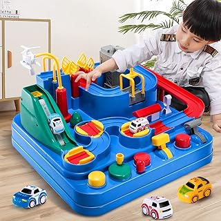 Temi jouets de piste de course pour enfants, jouet d'aventure en voiture pour garçons et filles de 3 4 5 6 7 ans, puzzle de voiture sur rail, ensembles de jeux de sauvetage en ville, jouets magnétiques avec 3 mini voitures, jeux de voiture éducatifs préscolaires, jouets cadeaux. DIAYTAR COTE D'IVOIRE, la boutique en ligne leader en Côte d'Ivoire, propose une large sélection de produits avec plus de 300 000 références disponibles.