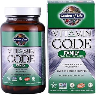 Capsules multivitaminées garden of life pour unisexe - taille 120 capsules