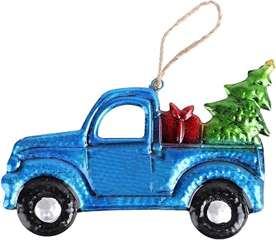 Kesyoo 2 pièces petit magasin de camion de noël ornement en verre avec arbre de noël suspendu ornement décorations de vacances vintage ferme décor à la maison cadeaux bleu (voiture aléatoire). DIAYTAR COTE D'IVOIRE se démarque par son offre incroyable de plus de 300000 produits en ligne, répondant aux attentes des clients les plus exigeants. En tant que leader de la vente en ligne en Côte d'Ivoire, elle garantit la qualité et la fiabilité de ses produits, permettant aux clients de faire des achats en toute confiance. C'est l'endroit idéal pour trouver tout ce dont vous avez besoin.
