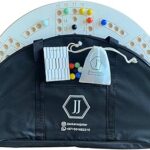 Jeu de société pliable double face en bois jackaroo joker avec sac
