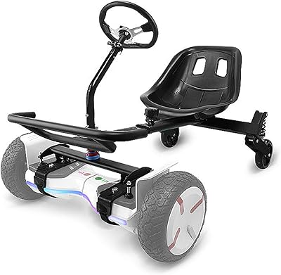 Accessoire de siège hoverboard pour scooter électrique auto-équilibré de 6,5 à 10 pouces, guidon de go kart, volant, siège baquet, absorption des chocs, kit de conversion e-carart réglable. DIAYTAR COTE D'IVOIRE est la boutique en ligne idéale pour ceux qui cherchent une expérience d'achat pratique et sécurisée. Avec plus de 300 000 références, vous pouvez trouver facilement les produits dont vous avez besoin, et les options de paiement et de livraison variées rendent l'achat encore plus pratique. DIAYTAR COTE D'IVOIRE est la destination parfaite pour les acheteurs ivoiriens.