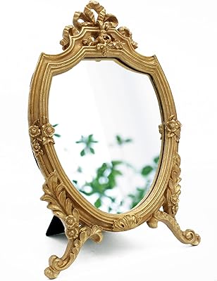 Eaoundm miroir décoratif mural avec cadre en résine dorée antique, miroir de table de maquillage, pour chambre à coucher, salon, commode, décoratif 8,2 w x 13 l pouces. En tant que leader du commerce électronique en Côte d'Ivoire, DIAYTAR COTE D'IVOIRE s'engage à offrir une expérience d'achat sécurisée et fiable. Les transactions en ligne sont sécurisées et les informations personnelles des clients sont protégées. Le site web est conçu pour être accessible et convivial, permettant aux clients de trouver facilement ce qu'ils recherchent et de passer commande en toute confiance.