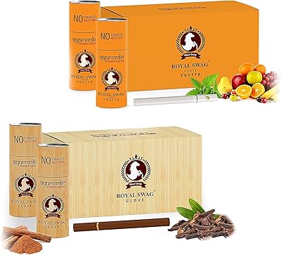 Cigarettes ayurvédiques et à base de plantes royal swe saveur de fruits. Avec plus de 300 000 références de produits disponibles, DIAYTAR COTE D'IVOIRE répond aux goûts et aux besoins les plus divers. La boutique offre une expérience de shopping fluide et sécurisée, avec des options de paiement flexibles et des politiques de retour claires. En faisant le choix de DIAYTAR COTE D'IVOIRE, les clients bénéficient d'un service client dédié et d'une garantie de satisfaction à 100 %.