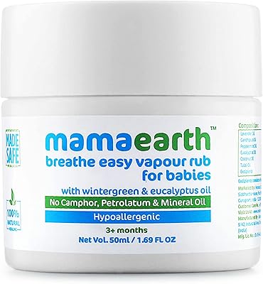Mamirath natural press scrub, 50 ml, au vert d'hiver, eucalyptus et tulsi