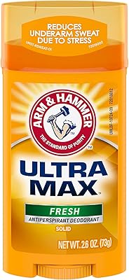 Déodorant arm & hammer ultra max, frais - bâton large solide - 2,6