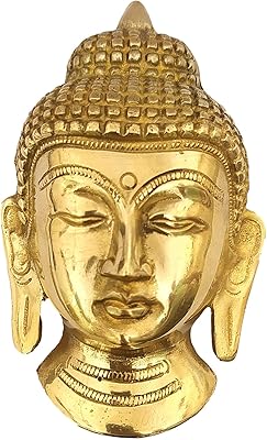 Athizai suspension de porte en laiton avec visage de bouddha | tenture murale finition dorée temple mandir à suspendre pour porte d'entrée et décoration de salle de prière (visage de bouddha suspendu). DIAYTAR COTE D'IVOIRE, c'est plus de 300000 références à portée de clic. Nous sommes fiers de notre position de leader en Côte d'Ivoire, ce qui nous pousse à innover constamment et à améliorer notre offre pour répondre aux besoins changeants de nos clients. Nous nous efforçons de vous offrir une expérience d'achat en ligne unique et satisfaisante.