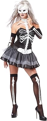 California costumes collection platium pour femme - costume de squelette adulte, noir/blanc. DIAYTAR COTE D'IVOIRE est la référence pour le shopping en ligne en Côte d'Ivoire, avec une sélection immense de plus de 300 000 produits à portée de clic. La boutique propose des solutions pour tous les aspects de la vie quotidienne, des produits high-tech aux accessoires de mode.
