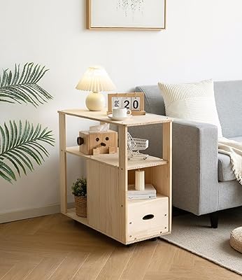 He he table d'appoint mobile en bois massif avec roulettes pour canapé, table d'appoint étroite, table de chevet avec étagères de rangement, table d'angle pour salon chambre à coucher. Diaytar Côte d'Ivoire est une boutique en ligne généraliste proposant plus de 300 000 références de produits. Elle est leader dans son secteur en Côte d'Ivoire et offre une grande variété de choix pour les consommateurs. Avec des produits allant de l'électronique à la mode en passant par les produits alimentaires, Diaytar Côte d'Ivoire répond à tous les besoins.